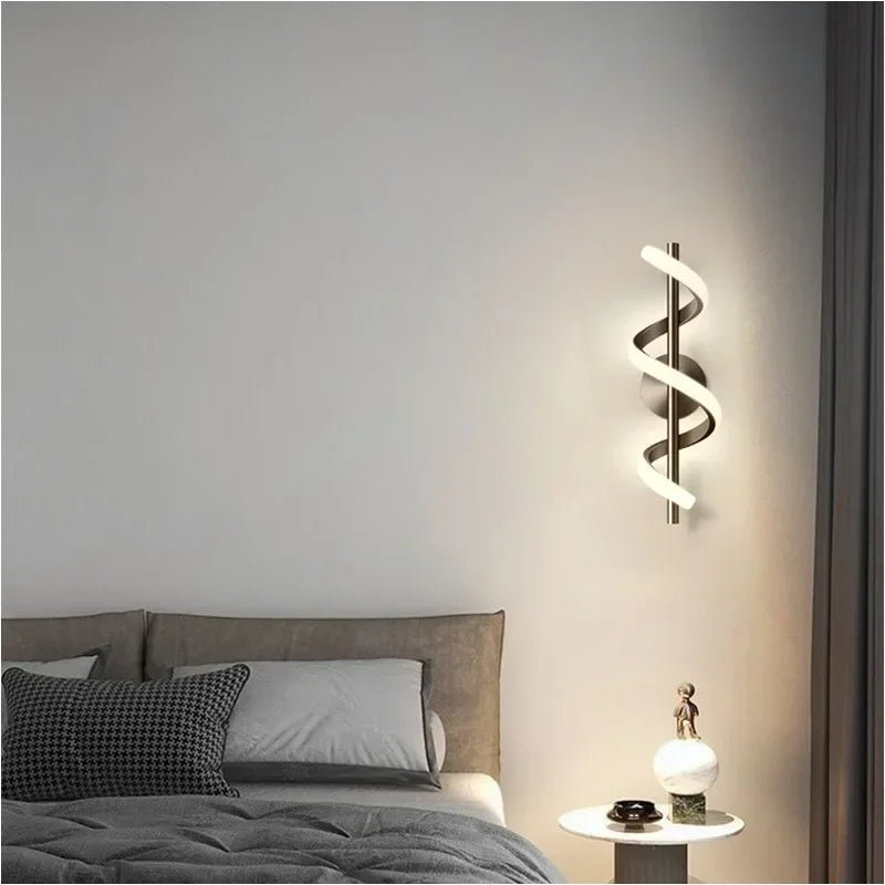 Applique murale LED de Luxe | Noir, Blanc et Or