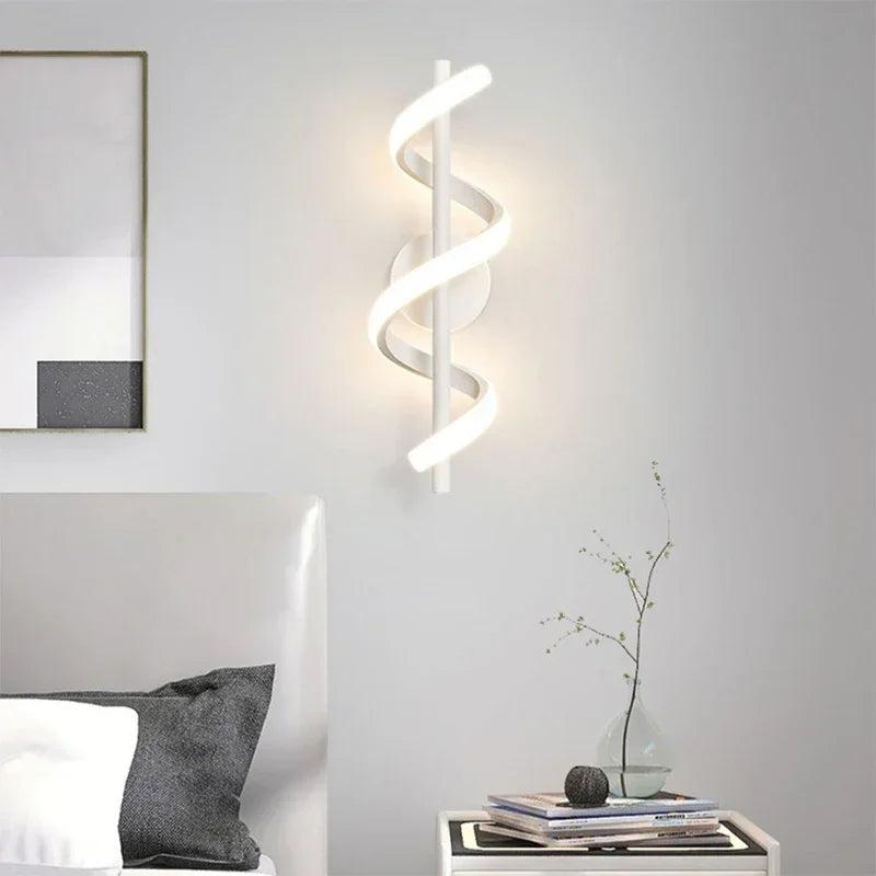 Applique murale LED de Luxe | Noir, Blanc et Or