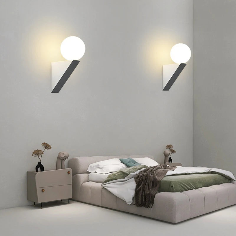 Applique Murale LED Moderne et Luxueuse | Boule de Verre