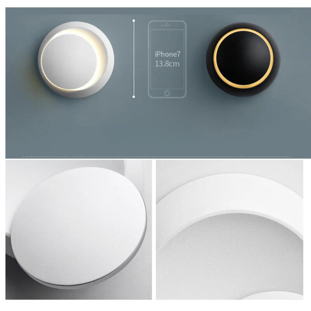 Applique Murale LED Orientable 350° | Moderne et Décorative