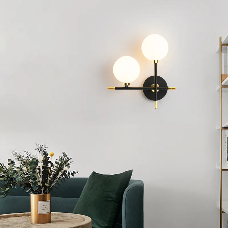 Applique Murale Scandinave | Double Boule