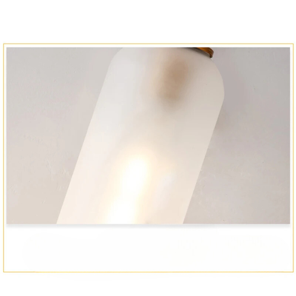 Applique Murale pour Salon | Verre Cylindrique Design Scandinave Moderne
