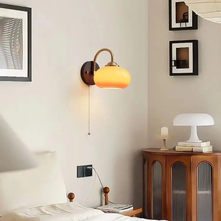 Applique murale en verre avec interrupteur | Design original et luxueux