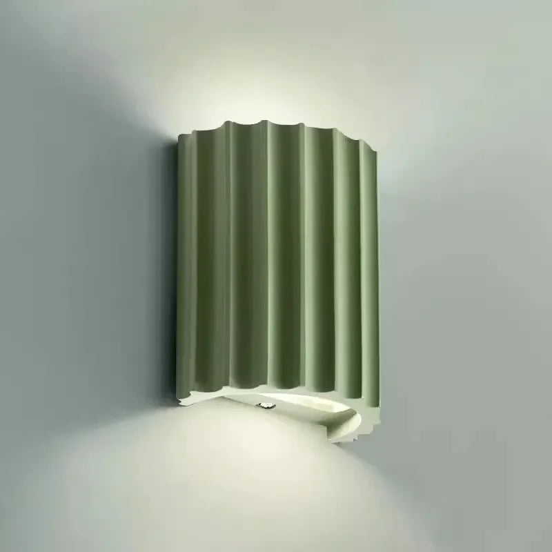 Applique murale LED Minimaliste Scandinave | Résine Macaron
