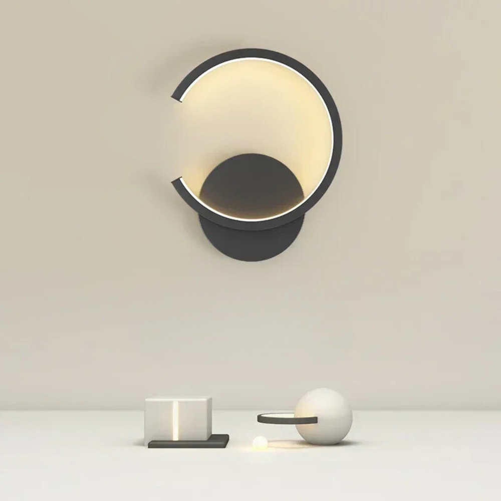 LED-wandlamp | Scandinavisch Modern Ontwerp | Halve Cirkel