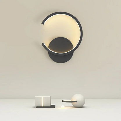 Applique Murale LED | Design Moderne Scandinave | Demi-Cercle