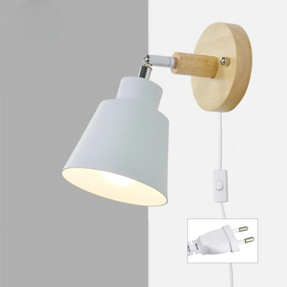 Wandlamp in het bos met schakelaar | Scandinavisch ontwerp