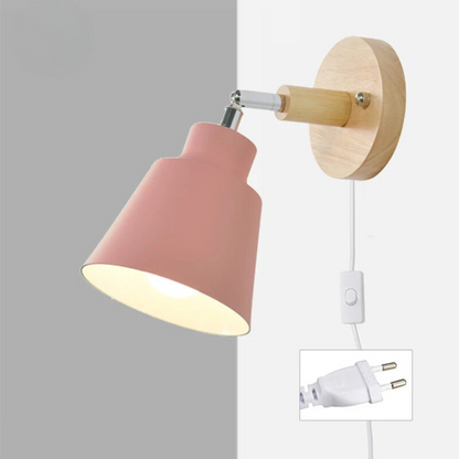 Wandlamp in het bos met schakelaar | Scandinavisch ontwerp