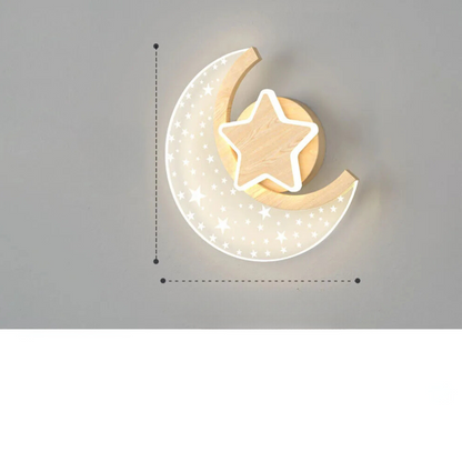 Kinderkamer LED-wandlamp | Modern qua decoratie