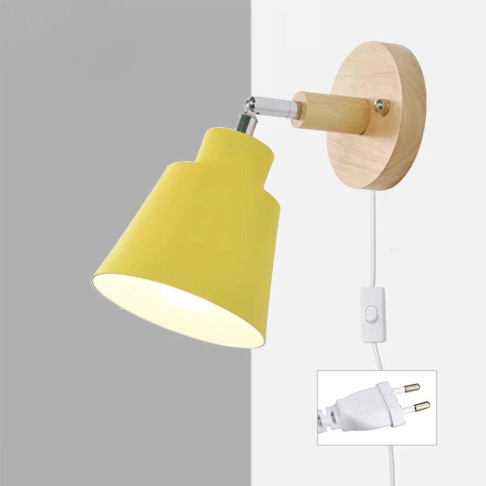 Wandlamp in het bos met schakelaar | Scandinavisch ontwerp