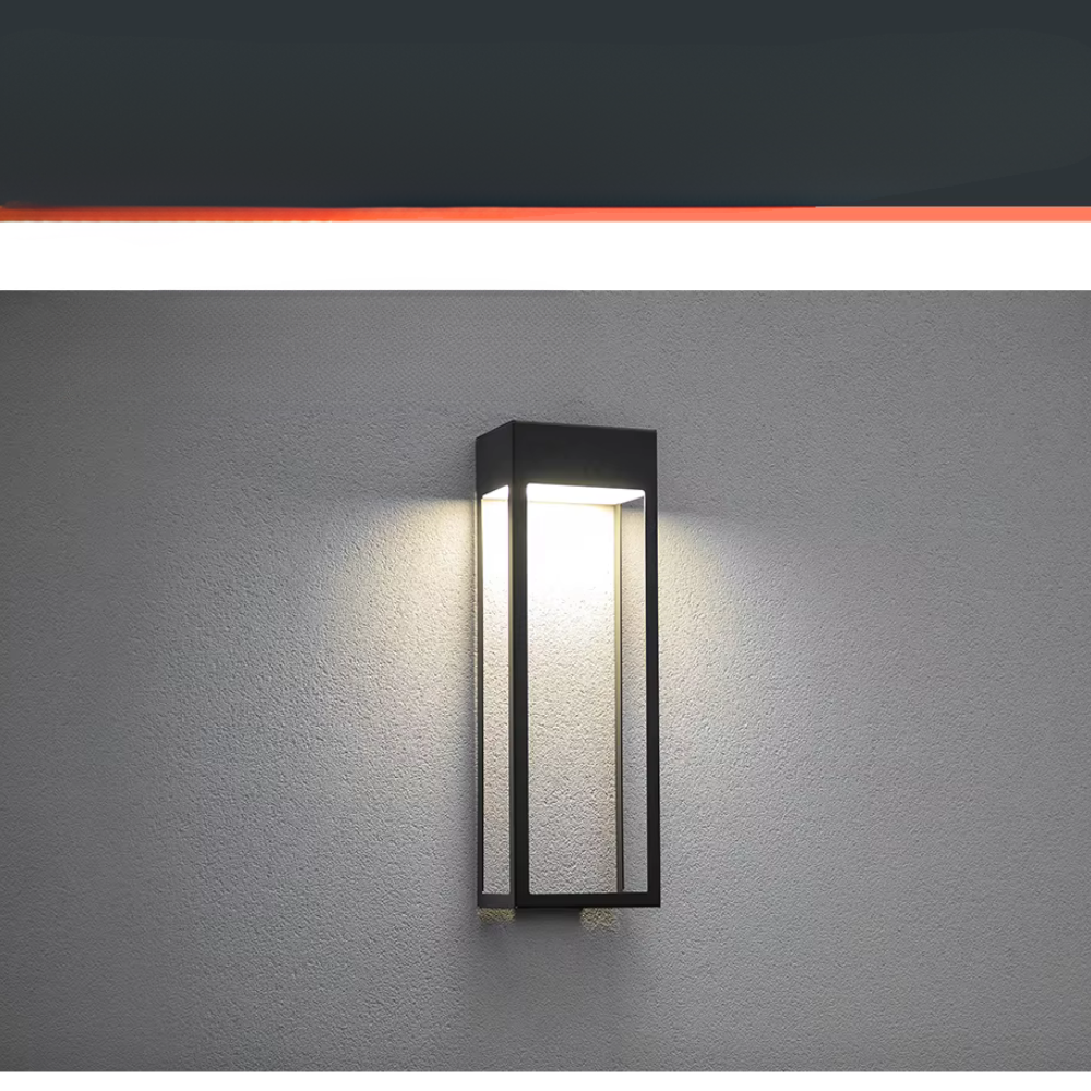 Wandlamp voor Buiten | Waterdicht zwart ontwerp