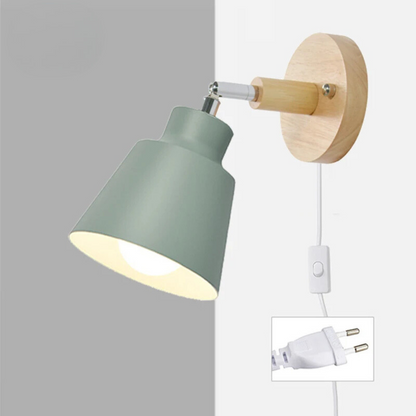 Wandlamp in het bos met schakelaar | Scandinavisch ontwerp