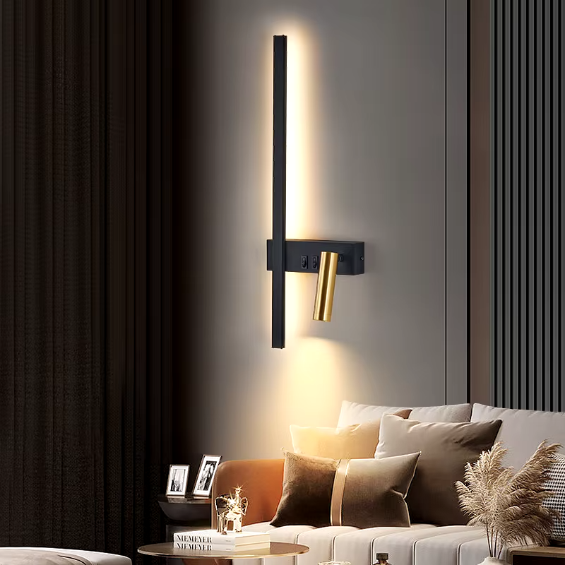 Moderne en decoratieve LED-wandlamp met Scandinavisch design