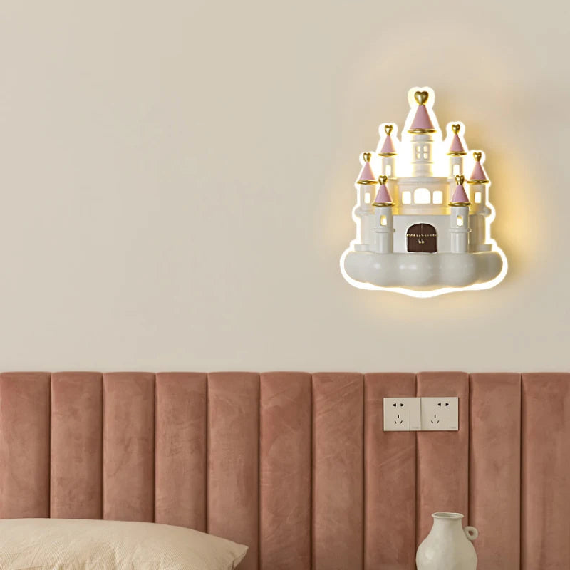 Wandlamp voor kinderslaapkamer | Kasteel