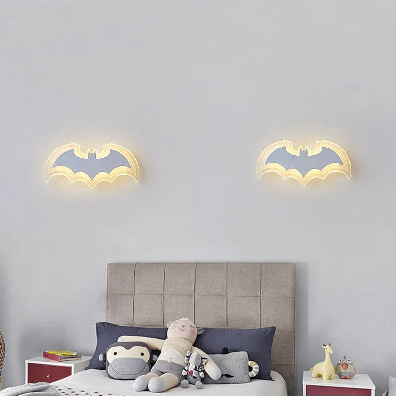 Applique murale pour chambre d'enfant | Forme de chauve-souris