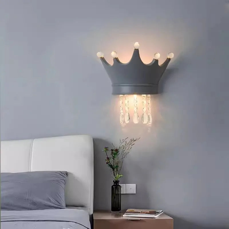 Wandlamp voor kinderslaapkamer | Kroon