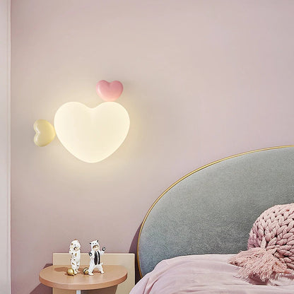 Wandlamp Kindermeisjesslaapkamer | Hart