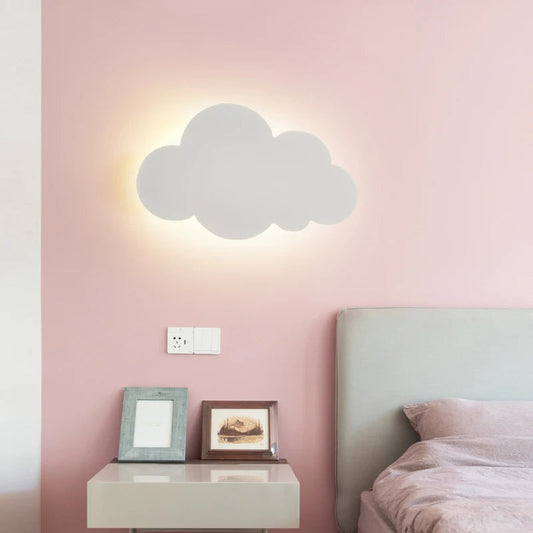 Applique murale LED chambre d'enfant | Forme Nuage | Sensible au toucher