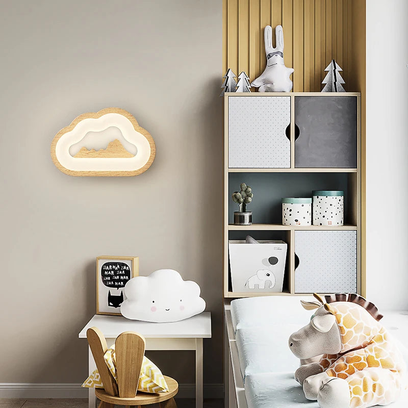 Wandlamp voor kinderslaapkamer | Wolk