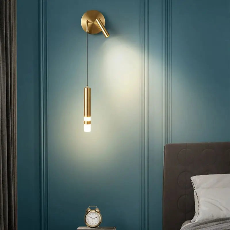 Applique murale pour chambre | Design scandinave à double tête