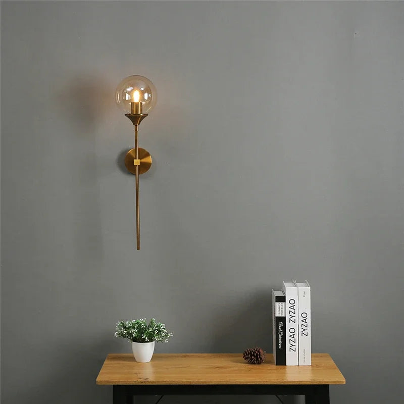 Lange LED-wandlamp in Scandinavisch design