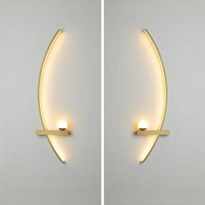 Applique Murale LED Minimaliste Moderne | Arc de Cercle