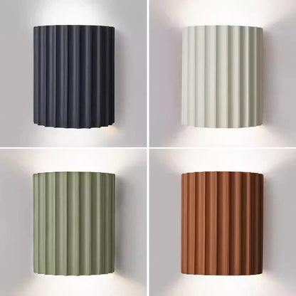 Applique murale LED Minimaliste Scandinave | Résine Macaron