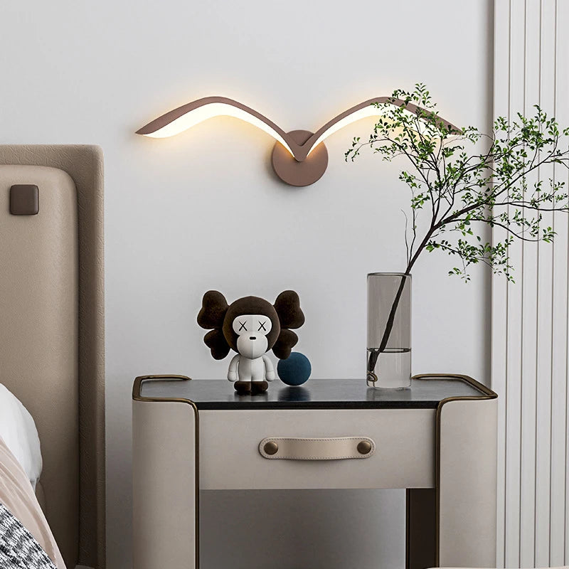 Applique murale LED scandinave | Oiseau