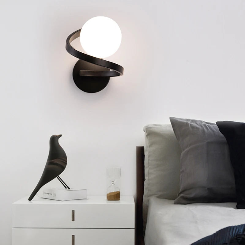 Applique Murale LED Scandinave | Forme Sphérique