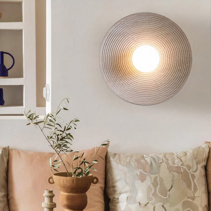 Applique murale LED Ronde Rétro | Design Scandinave