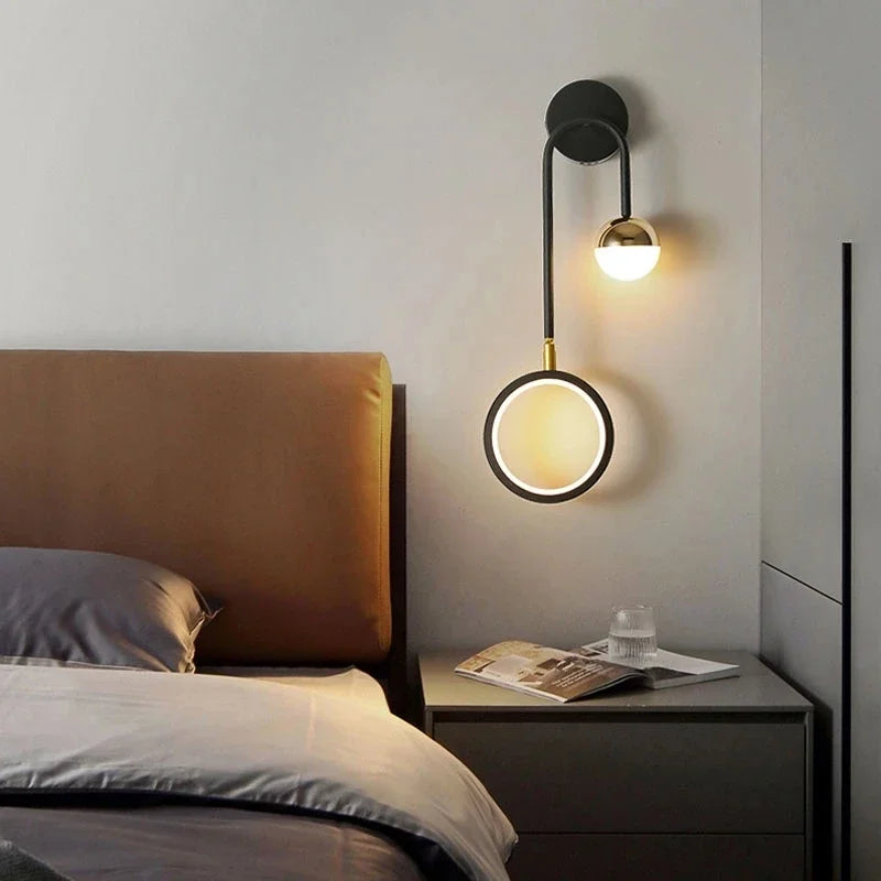 Applique murale LED pour Chambre | Forme circulaire