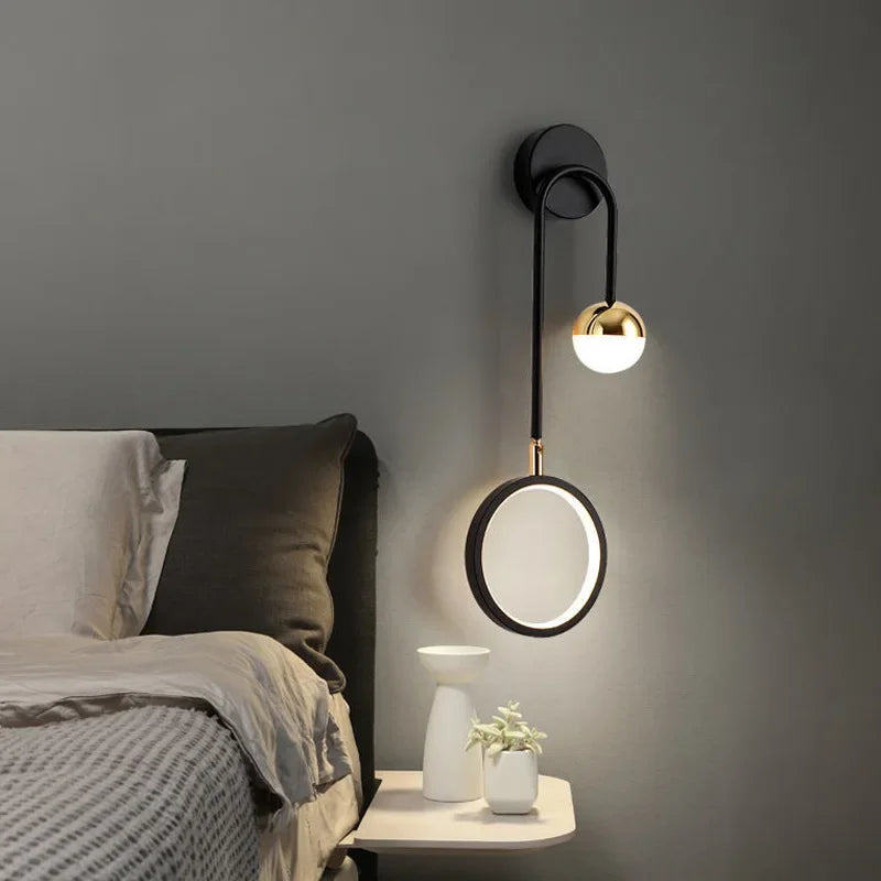 Applique murale LED pour Chambre | Forme circulaire