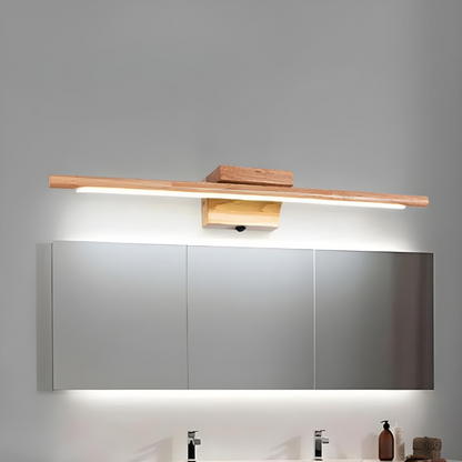 Applique murale pour salle de bain | Interrupteur en bois massif