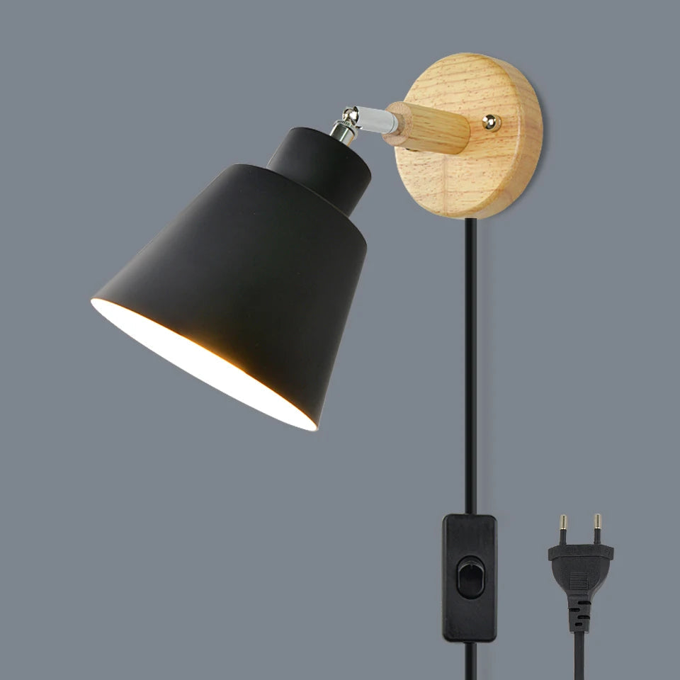 Wandlamp in het bos met schakelaar | Scandinavisch ontwerp