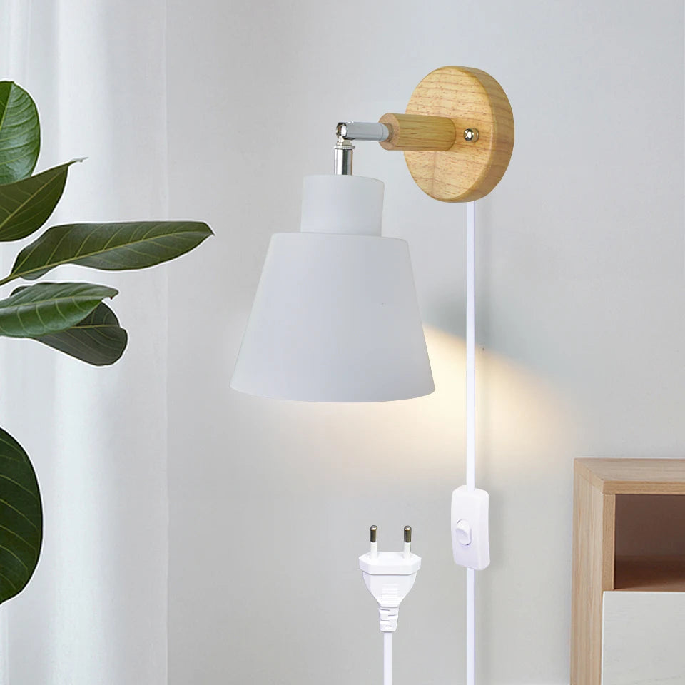 Wandlamp in het bos met schakelaar | Scandinavisch ontwerp