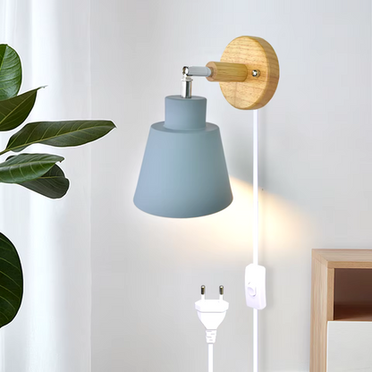 Wandlamp in het bos met schakelaar | Scandinavisch ontwerp