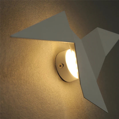 Applique Murale LED au Design Scandinave Moderne | Oiseau