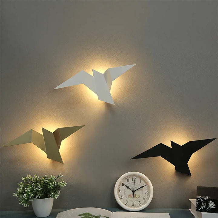 Applique Murale LED au Design Scandinave Moderne | Oiseau