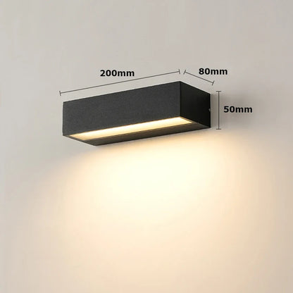 LED-wandlamp voor inbouw | Rechthoekig van decoratie