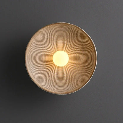 Applique murale LED Ronde Rétro | Design Scandinave