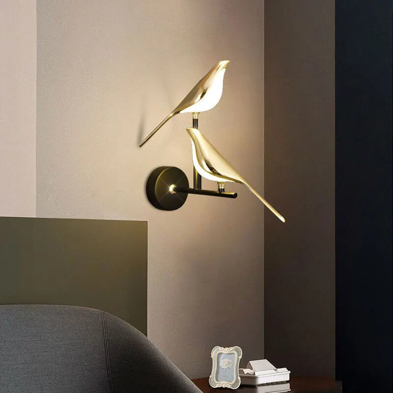 Wandlamp met 360° draaibare LED-schakelaar | Vogel